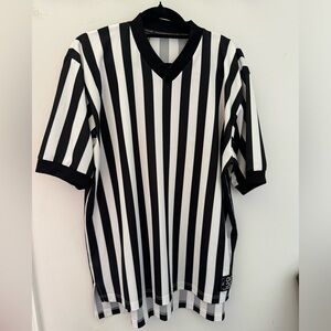 The Officials Choice Striped Umpire Referees shirt